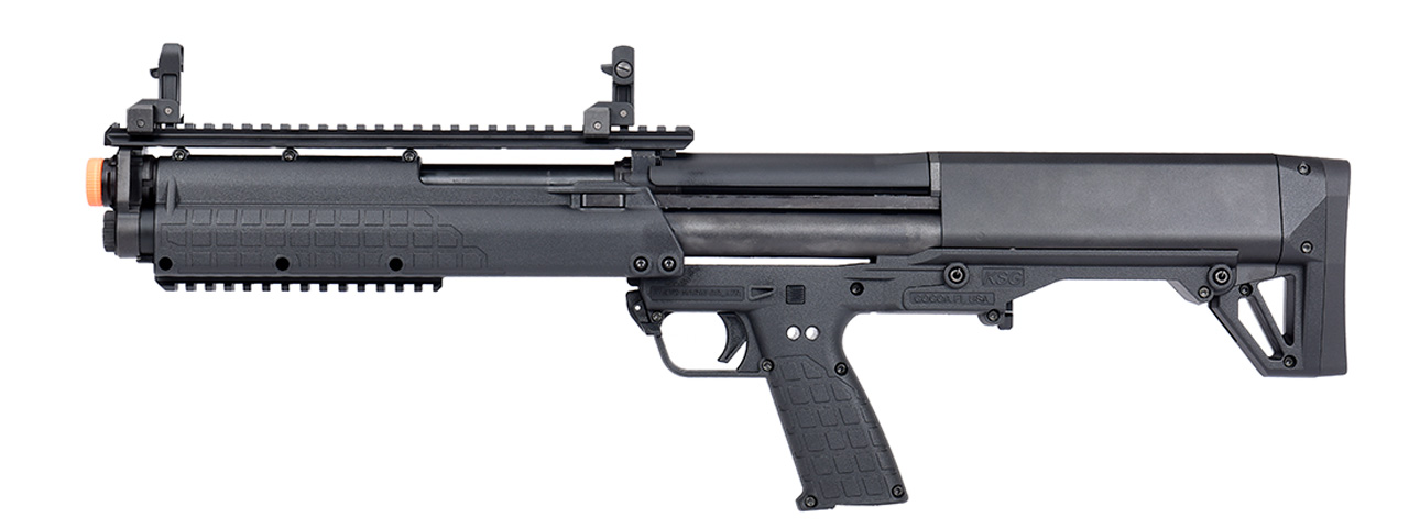 Tokyo Marui KSG Pump Action Gas Airsoft Shotgun [Multi-Shot] (BLACK) - Click Image to Close