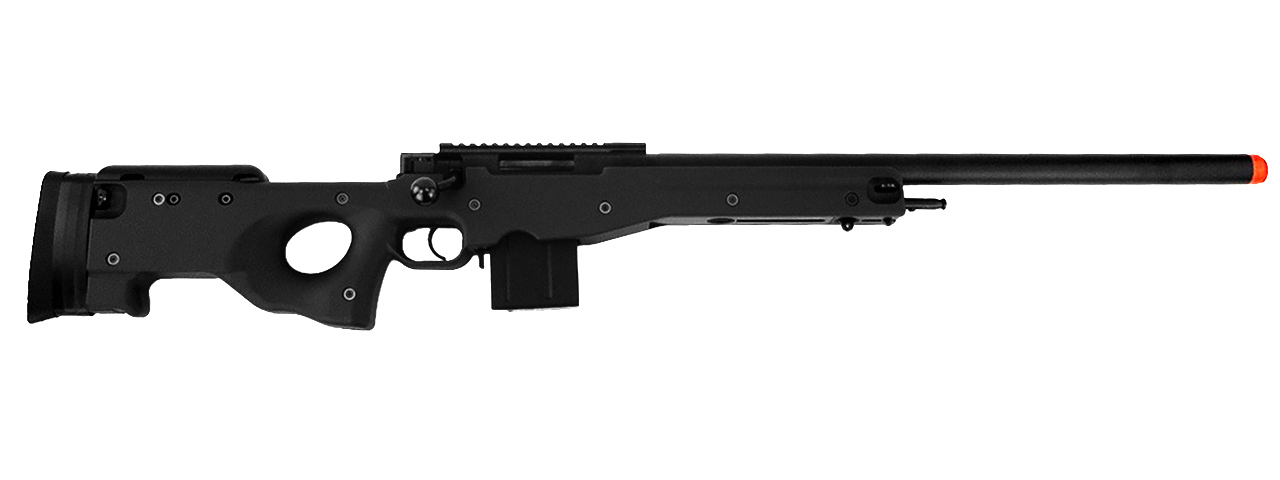 Tokyo Marui L96 AWS Bolt Action Airsoft Sniper Rifle w/ Bull Barrel (BLACK) - Click Image to Close