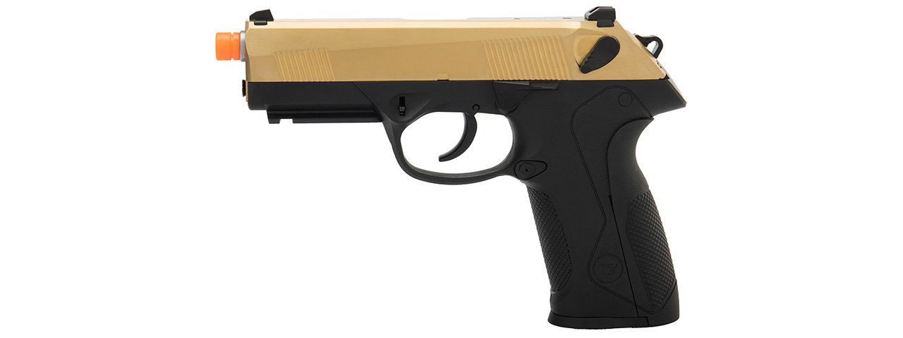 WE Tech Bulldog Full Size Full Metal Gas Blowback Airsoft Pistol (TITANIUM GOLD) - Click Image to Close