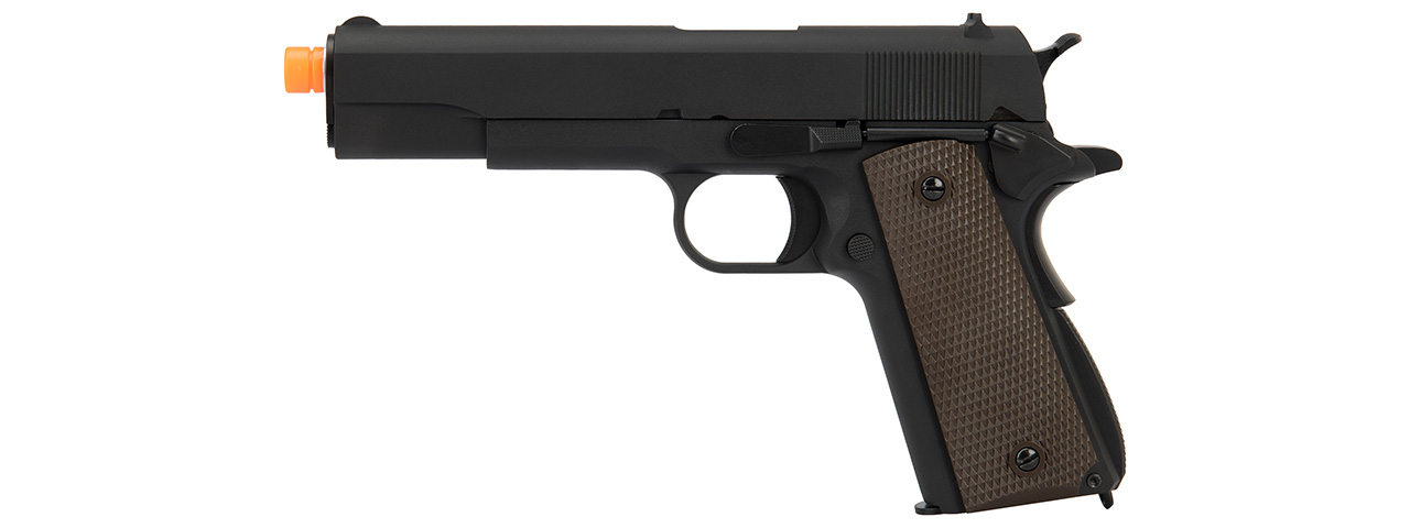 WE Tech Original M1911A1 Gen. 2 Full Metal Gas Blowback Airsoft Pistol (BLACK) - Click Image to Close