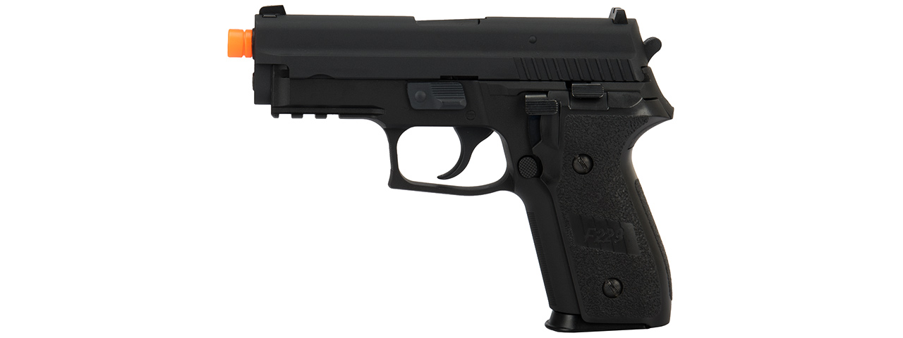 WE Tech F229R Series Gas Blowback GBB Airsoft Pistol (BLACK) - Click Image to Close