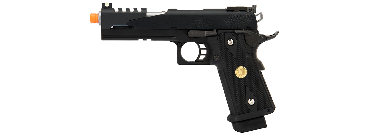 WE Tech Hi Capa 5.1 "Dragon" M1911 Gas Blowback Airsoft Pistol (BLACK) - Click Image to Close