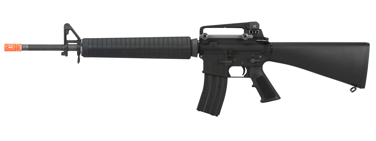 WE Tech M16A3 Open Bolt Full Metal Gas Blowback Airsoft GBBR RIfle (BLACK) - Click Image to Close