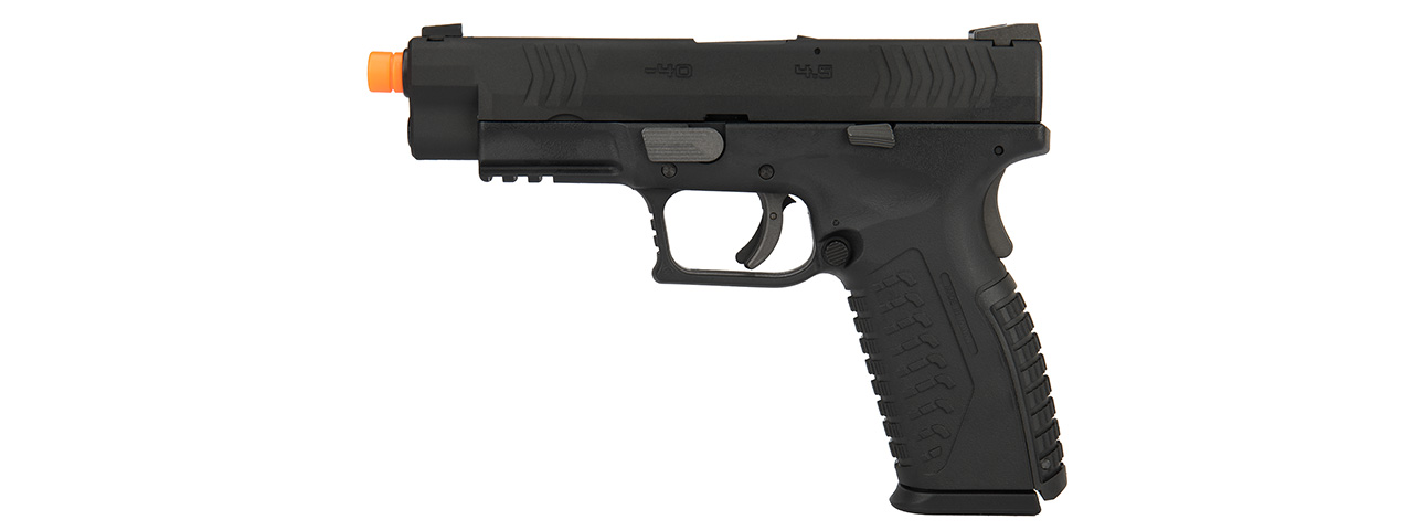 WE Tech X-Tactical Metal Slide Gas Blowback Airsoft Pistol (BLACK) - Click Image to Close