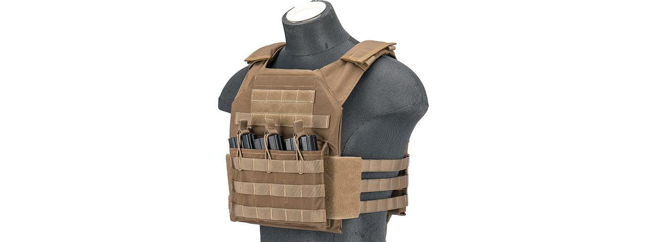 AC-591T Plate Carrier (Tan) - Click Image to Close