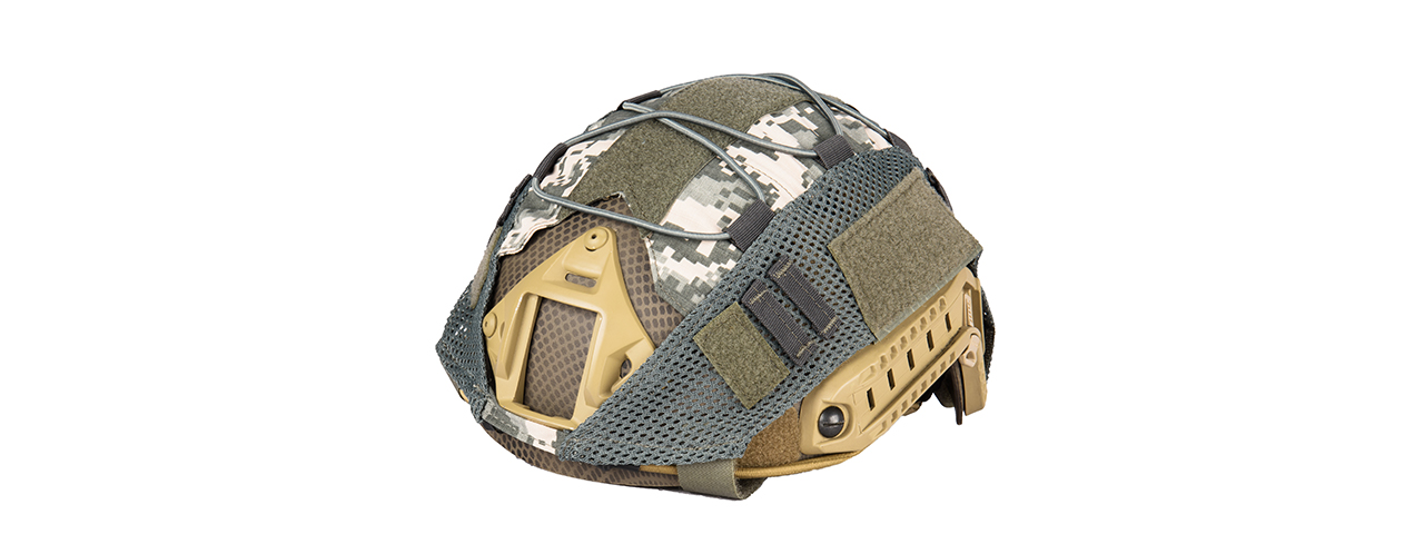 G-FORCE 1000D NYLON POLYESTER BUMP HELMET COVER (ACU) - Click Image to Close
