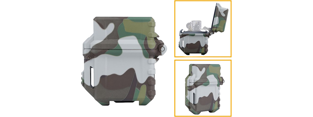 WST Tactical Lighter Case for Zippo Lighters (Camo) - Click Image to Close
