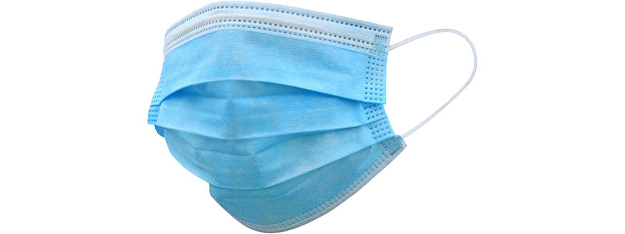 Regular Disposable Protective Mask, Pack of 50 - Click Image to Close