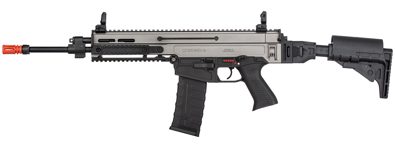 ASG Fully Licensed CZ 805 Bren A1 Carbine Airsoft AEG (Gray/Black) - Click Image to Close