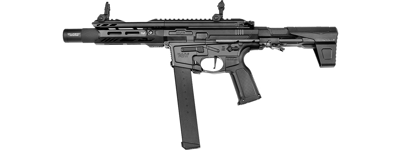 ICS CXP-MARS PDW9 Submachine Gun AEG (Black) - Click Image to Close