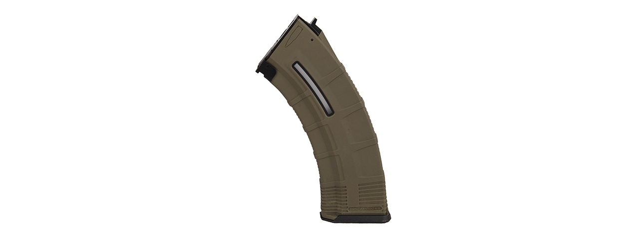 ICS CXP-ARK AK Style 540 Round Hi-Cap AEG Magazine (OD Green) - Click Image to Close