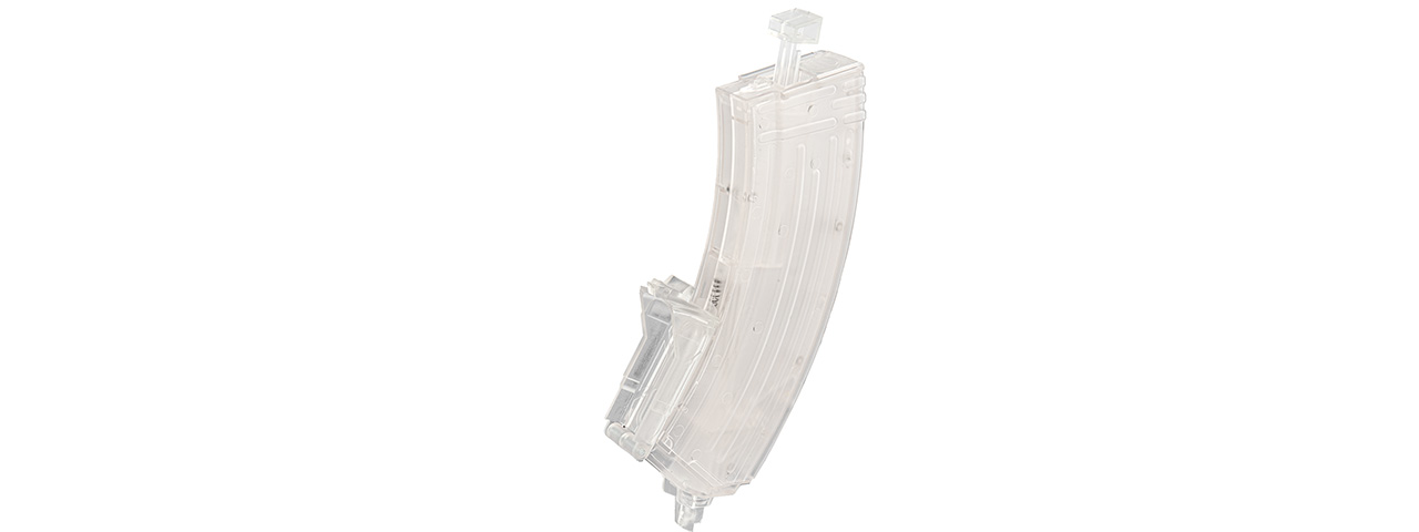 500 Round AK Magazine-Style Speedloader (Color: Clear) - Click Image to Close