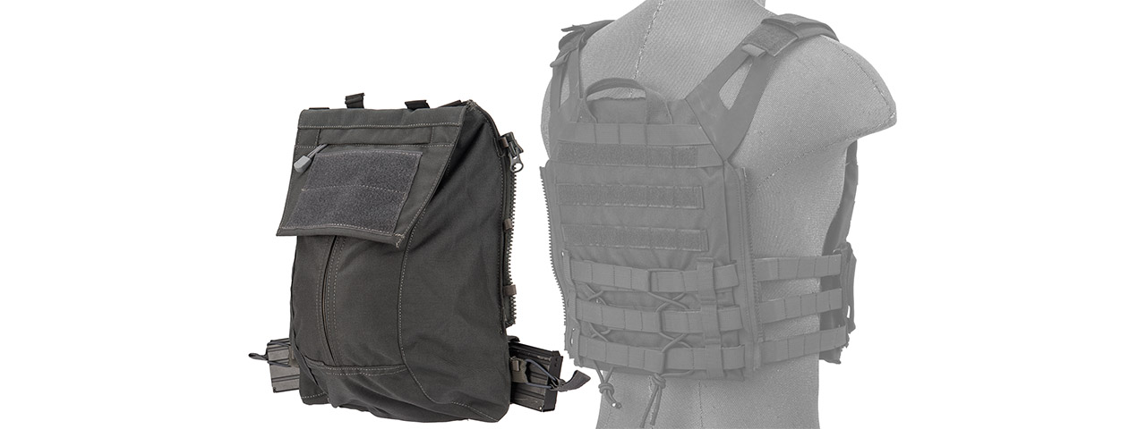 WST Tactical Vest 2.0 Accessory Backpack Attachment (Gray) - Click Image to Close