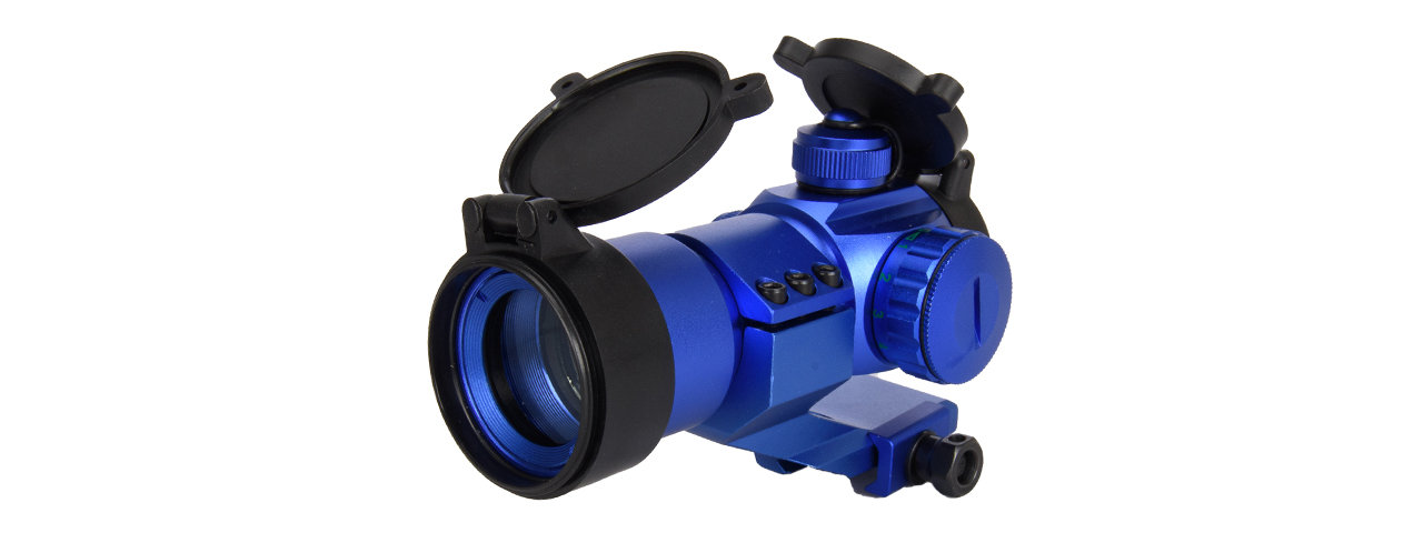 Lancer Tactical Red & Green Dot Cantilever Prism Scope (Blue) - Click Image to Close