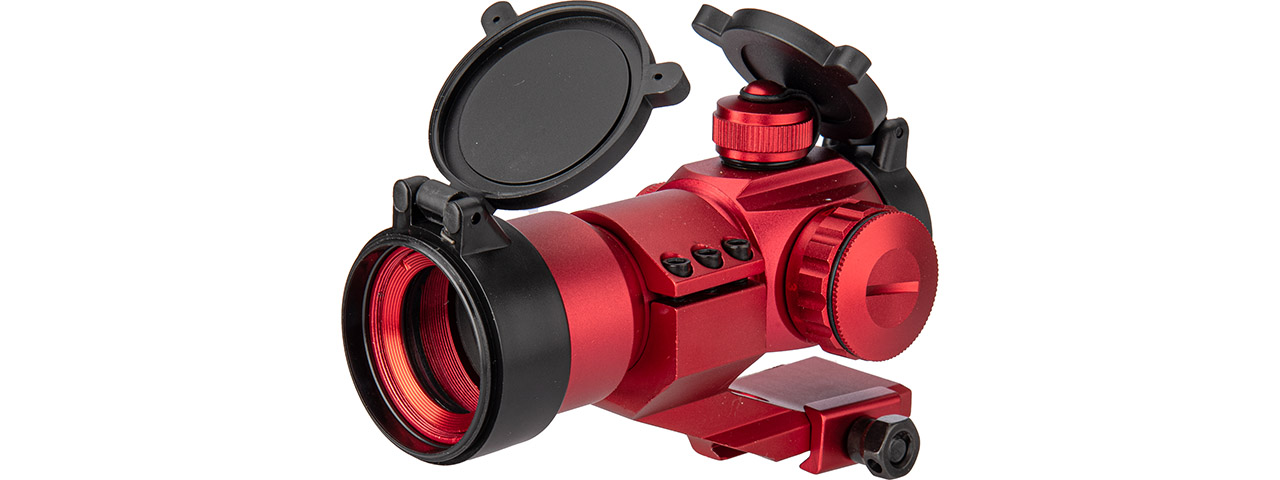 Lancer Tactical Red & Green Dot Cantilever Prism Scope (Red) - Click Image to Close