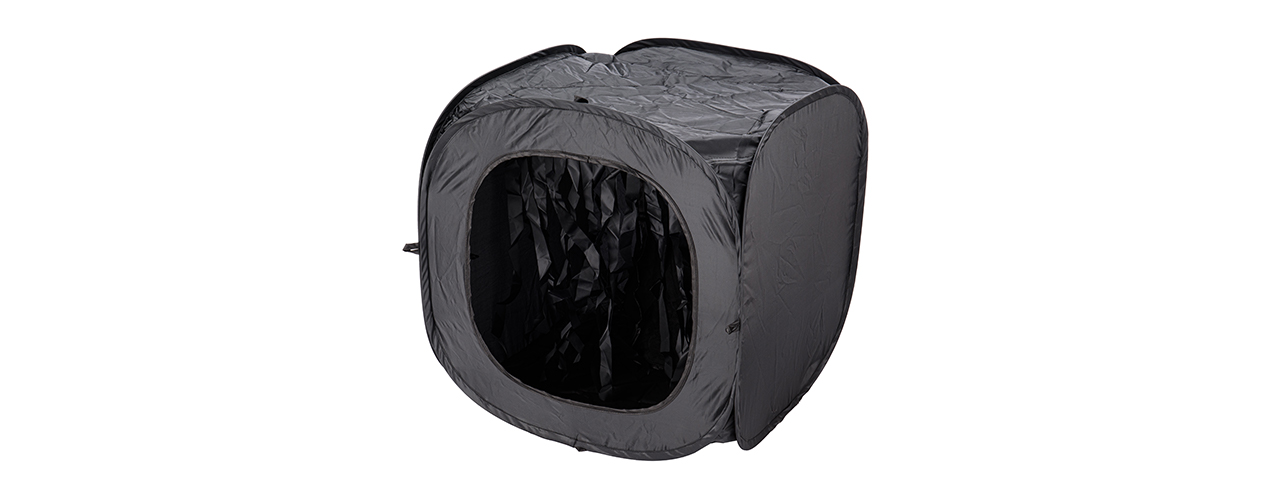 Portable Airsoft Target Tent, Black - Click Image to Close