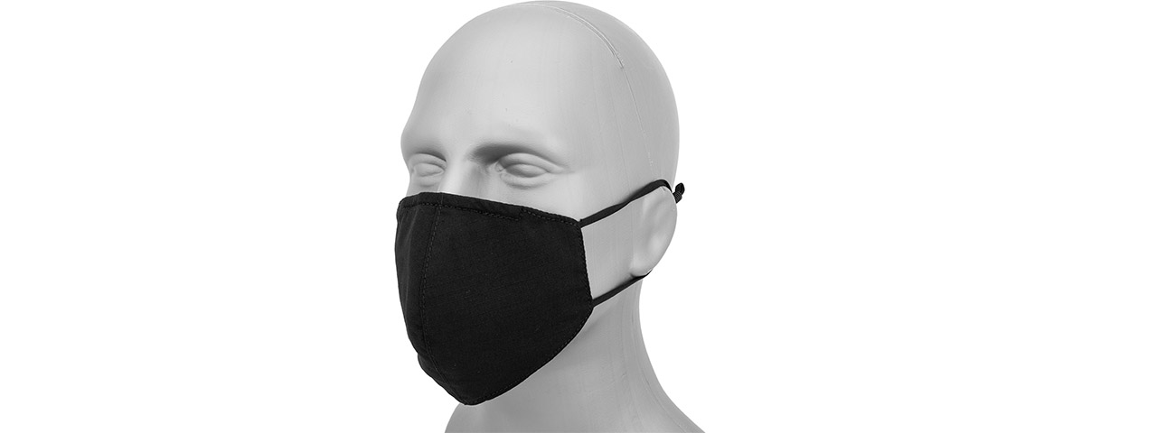 Knight Tactical Mask, Black - Click Image to Close