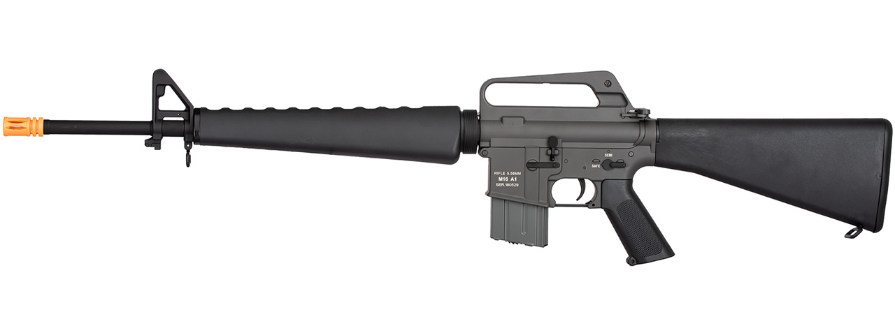 Classic Army M15A1 VN Vietnam Airsoft AEG Rifle (BLACK) - Click Image to Close