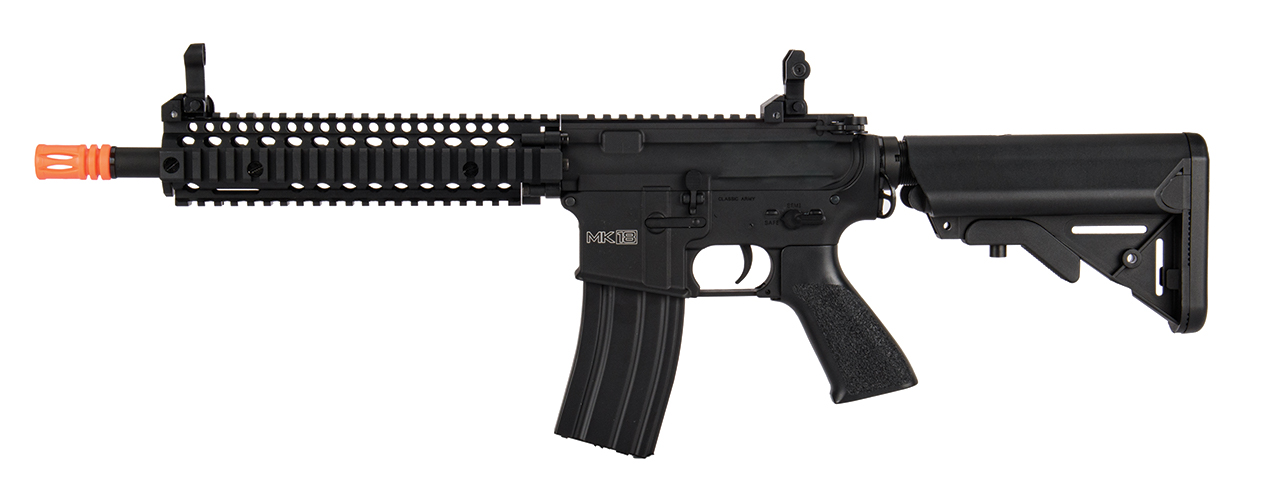 Classic Army MK18 M4 MOD AEG Airsoft Rifle (Black) - Click Image to Close