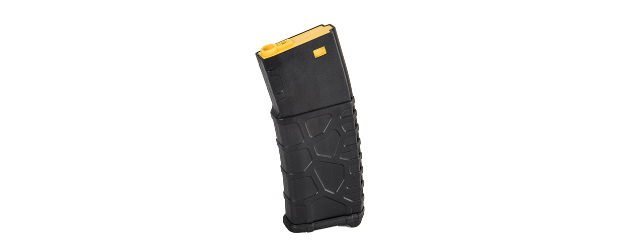 Classic Army M4 VMS 160 Round Mid Capacity AEG Magazine (Black / Yellow) - Click Image to Close