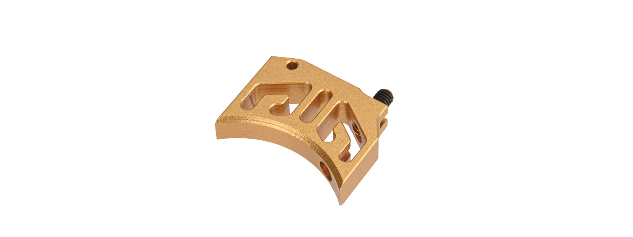 CowCow Type 1 CNC Aluminum Trigger for TM Hi-Capa/1911 Pistols (Gold) - Click Image to Close