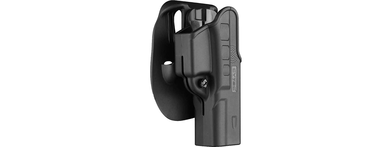 Cytac IWB F-Speeder Fast Draw Holster for Glock 17, 22, 31 Gen 1-4 (Black) - Click Image to Close