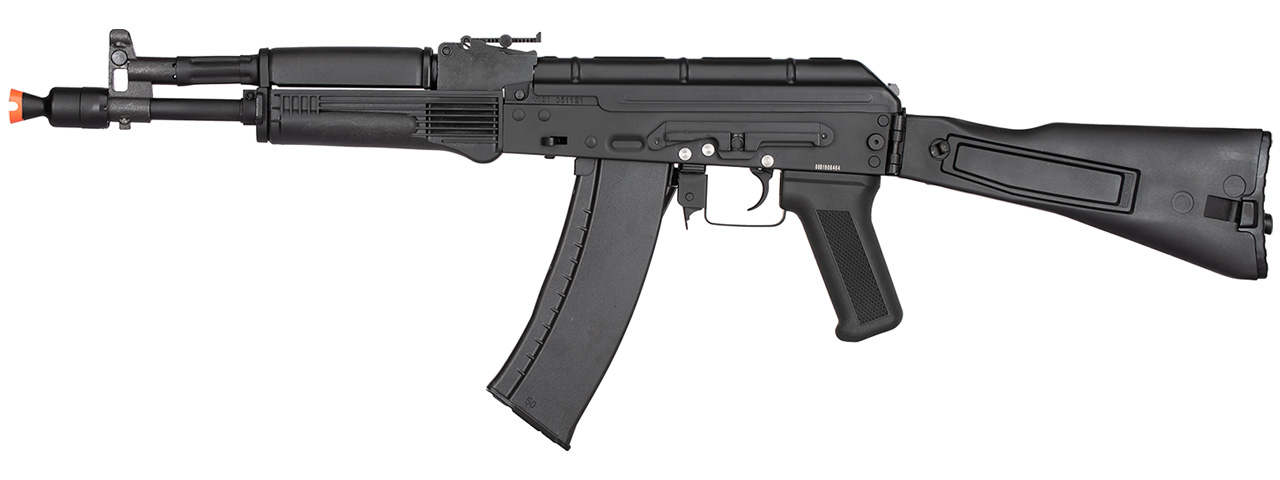 Double Bell AK-105 Airsoft AEG Rifle w/ Foldable Stock (BLACK) - Click Image to Close