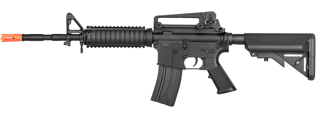 Double Bell M4A1 AEG Airsoft Rifle w/ Metal Gearbox [Polymer Body] (BLACK) - Click Image to Close