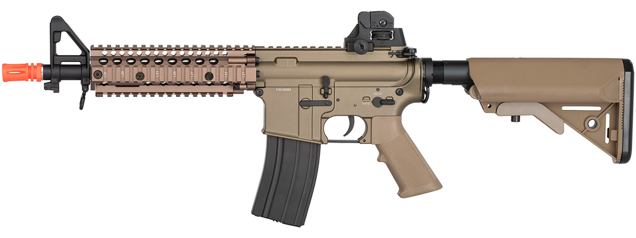 Double Bell MK18 7.5" AEG Full Metal Airsoft Rifle (TAN) - Click Image to Close