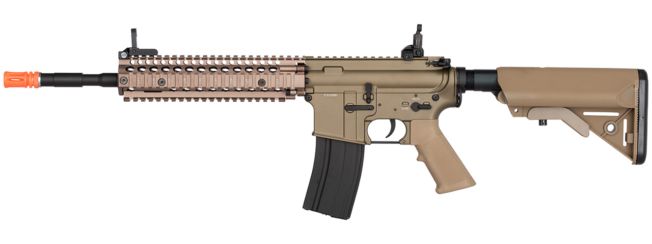 Double Bell MK18 9.5" AEG Full Metal Airsoft Rifle (TAN) - Click Image to Close