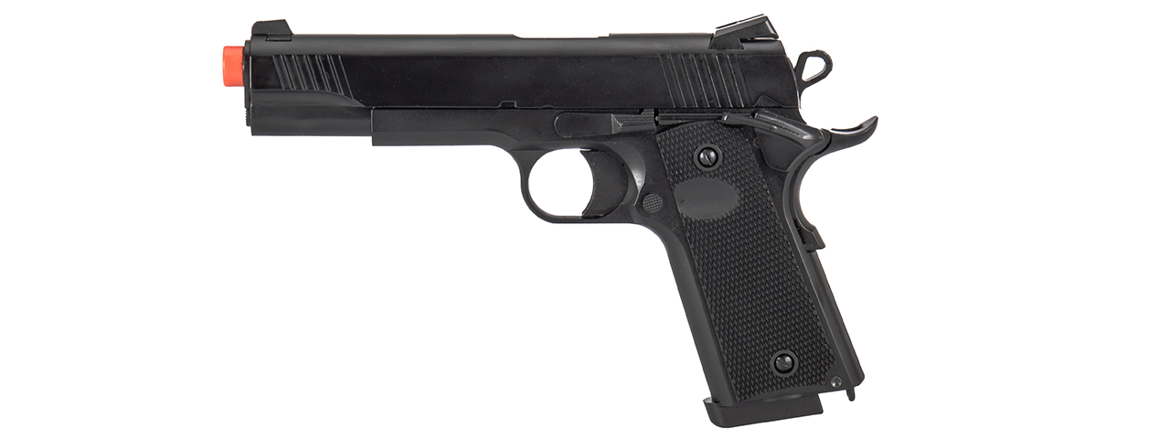Double Bell Gas Blowback CQB 1911 Airsoft Pistol (Black) - Click Image to Close
