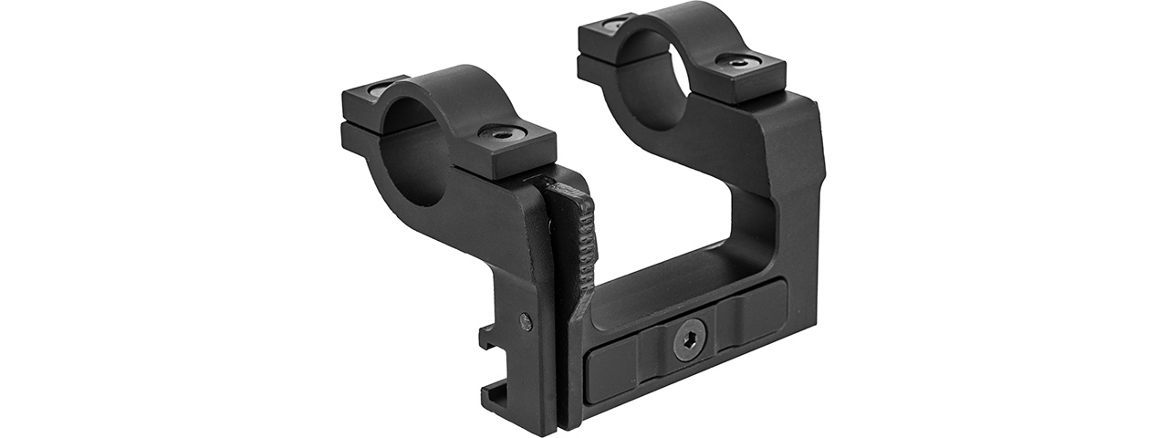 Double Bell Quick Release Rifle Scope Mount for Kar 98k WWII Rifle (BLACK) - Click Image to Close