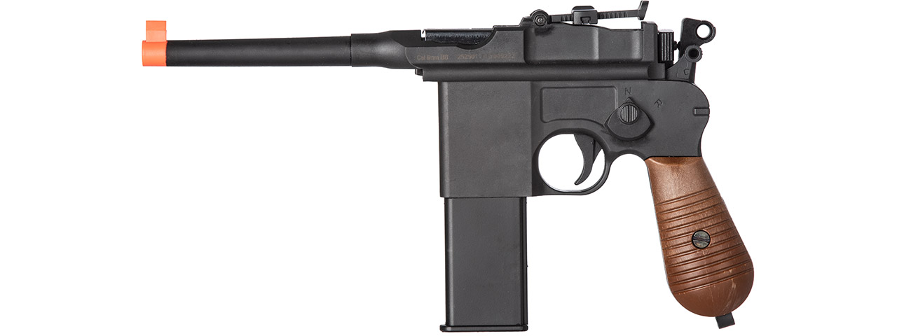 Well G196 Mauser CO2 Pistol (Black) - Click Image to Close
