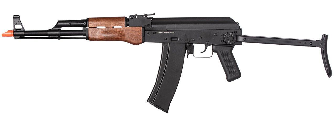 WellFire AK74 Co2 Blowback Rifle with Folding Stock (Color: Faux Wood) - Click Image to Close