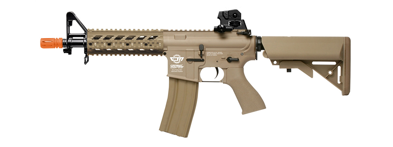 G&G CM16 Raider Combo DST AEG Rifle (Tan) - Click Image to Close