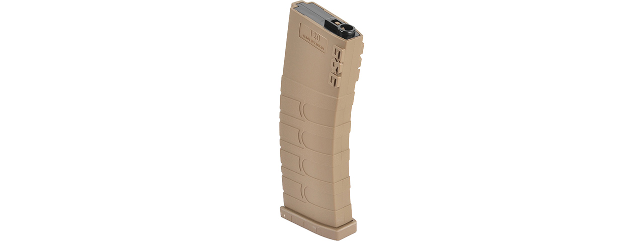 G&G 120rd GR16 / M4 Mid-Capacity AEG Magazine (Tan) - Click Image to Close