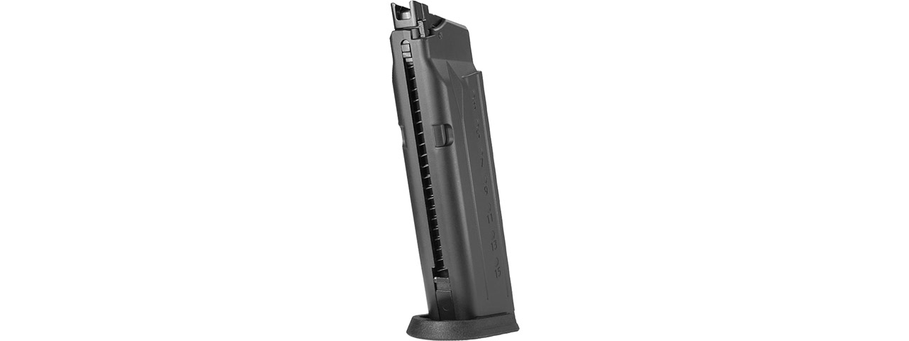 G&G Piranha MK1 25rd Green Gas Magazine, Black - Click Image to Close