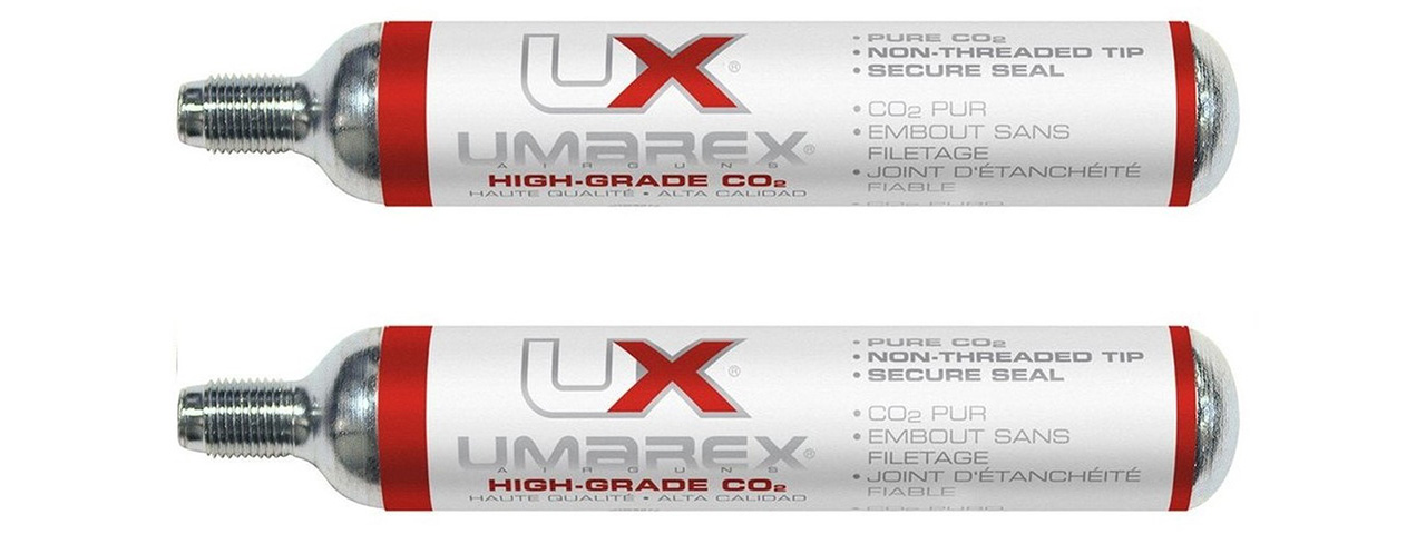 UMAREX High-Grade 88g CO2 Airgun Cartridges (Pack of 2) - Click Image to Close