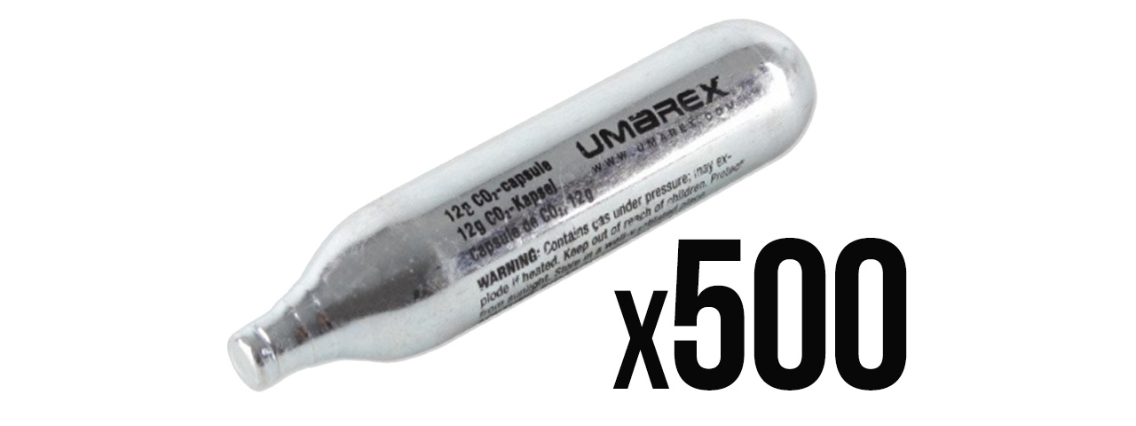 UMAREX High-Grade 12g CO2 Cartridges (Bulk 500 Pieces) - Click Image to Close