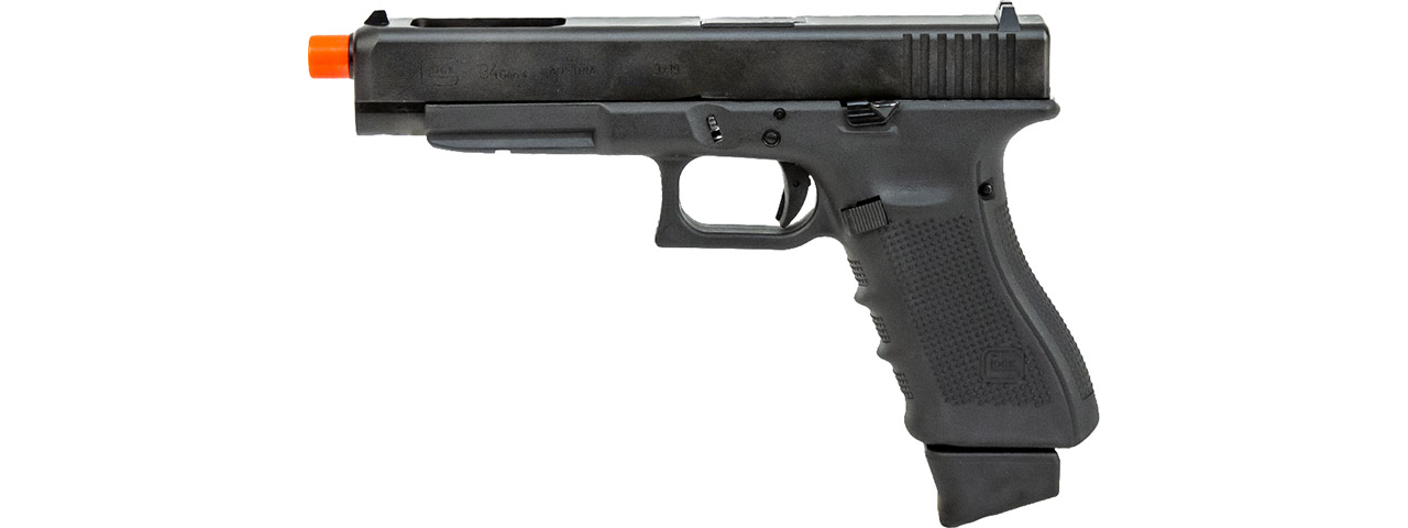 Elite Force Fully Licensed Deluxe Glock 34 Gen 4 CO2 Gas Blowback Airsoft Pistol (Color: Black) - Click Image to Close