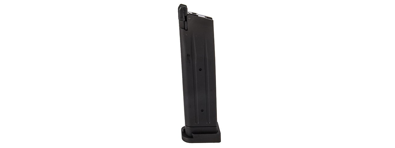 Jags Arm Licensed Taran Innovations Combat Master 2011 Green Gas Magazine (Black) - Click Image to Close