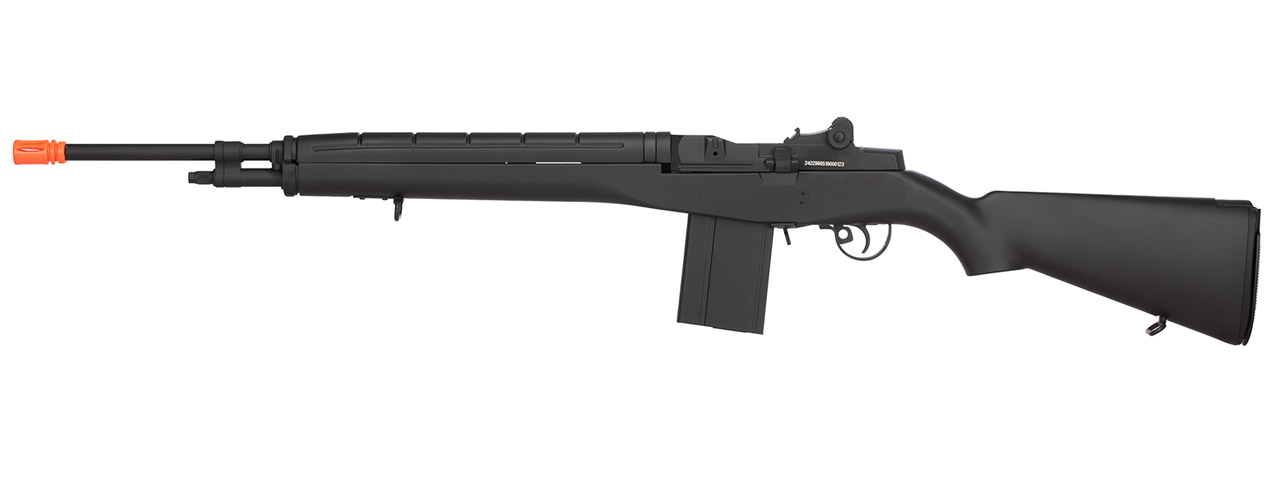 JG Works M14A Hunting AEG Rifle (Black) - Click Image to Close