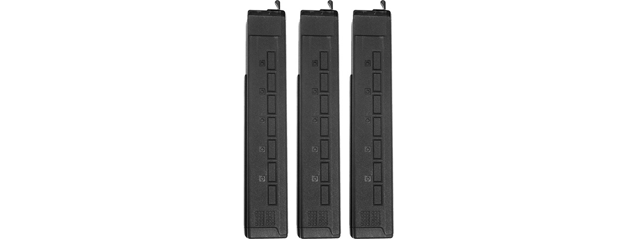 KWA Ronin QRF Mod 3 Mid-Cap Magazines Pack of 3 (Black) - Click Image to Close