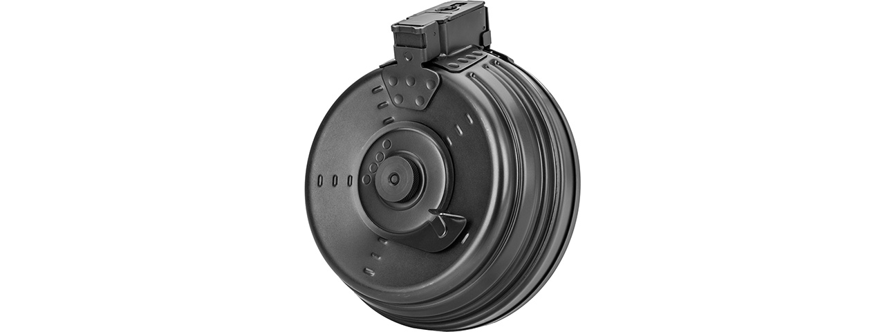 LCT RPK 2000rd Full Metal Electric Winding Drum Magazine (Black) - Click Image to Close