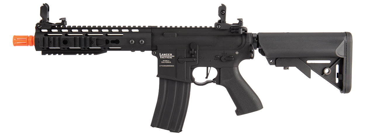 Lancer Tactical LT-14CB-G2-ME Proline 9" Keymod Rail w/ Picatinny M4 Carbine AEG (Black) - Click Image to Close