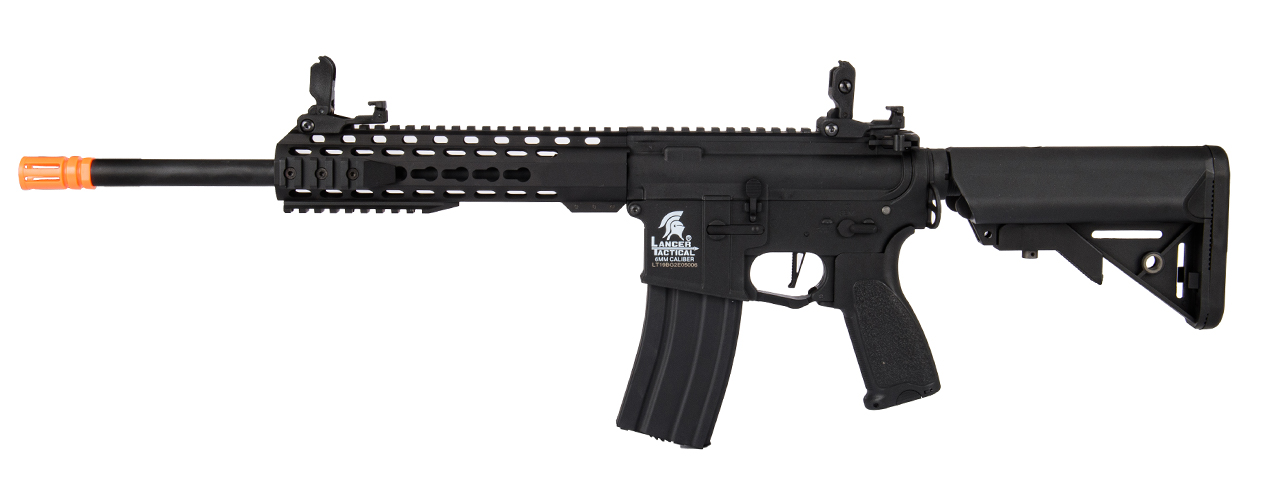 Lancer Tactical LT-19B-G2-E 10" Hybrid M4 Carbine w/ Keymod Rail (Black) - Click Image to Close