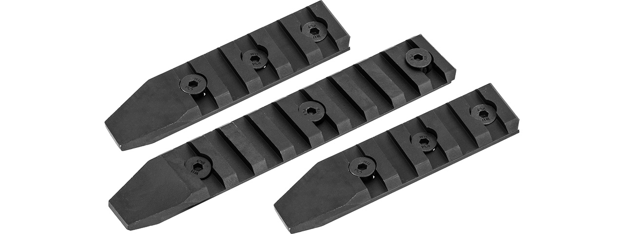 Lancer Tactical Keymod Rail Panels for LT-19 M4 Carbine, 3 pcs - Click Image to Close