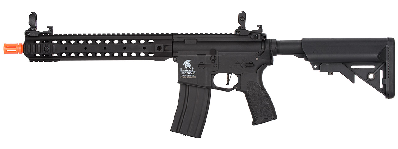 Lancer Tactical LT-24BA12-G2-E Hybrid M4 Carbine AEG Airsoft Rifle (Black) - Click Image to Close