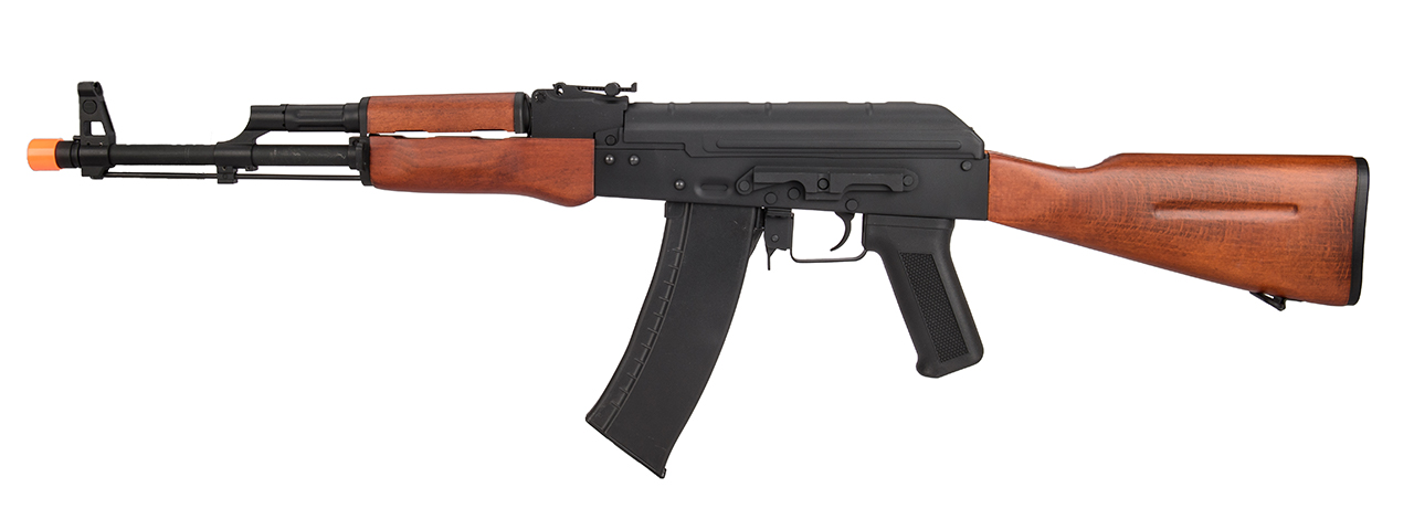 Lancer Tactical AK-Series AK-74N AEG Airsoft Rifle (Real Wood Furniture) - Click Image to Close