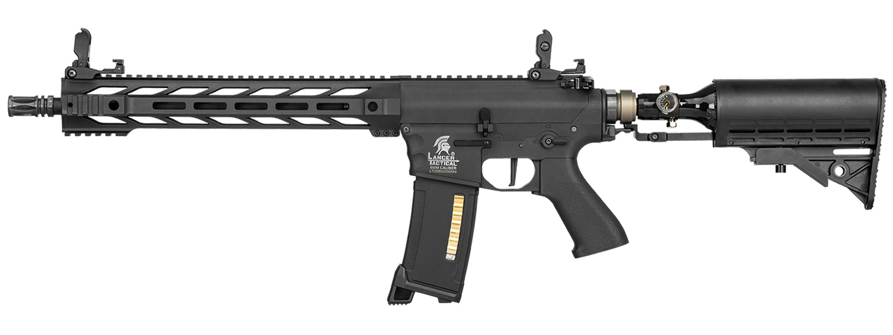 Lancer Tactical Legion HPA M4 Airsoft Rifle (BLACK) - Click Image to Close